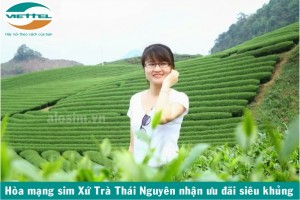 Sim Xứ Trà Viettel ưu đãi siêu khủng dành cho khách hàng tại Thái Nguyên