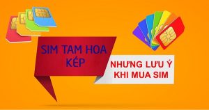 Lưu ý khi mua sim Tam Hoa Kép