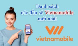Các đầu số sim Vietnamobile