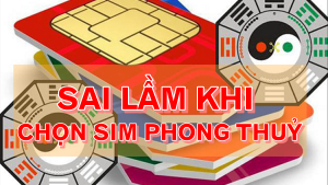 Sai lầm khi chọn sim phong thủy
