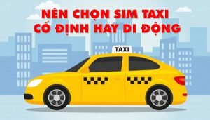 chọn sim Taxi cố định hay di động