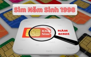 Sim năm sinh 1998